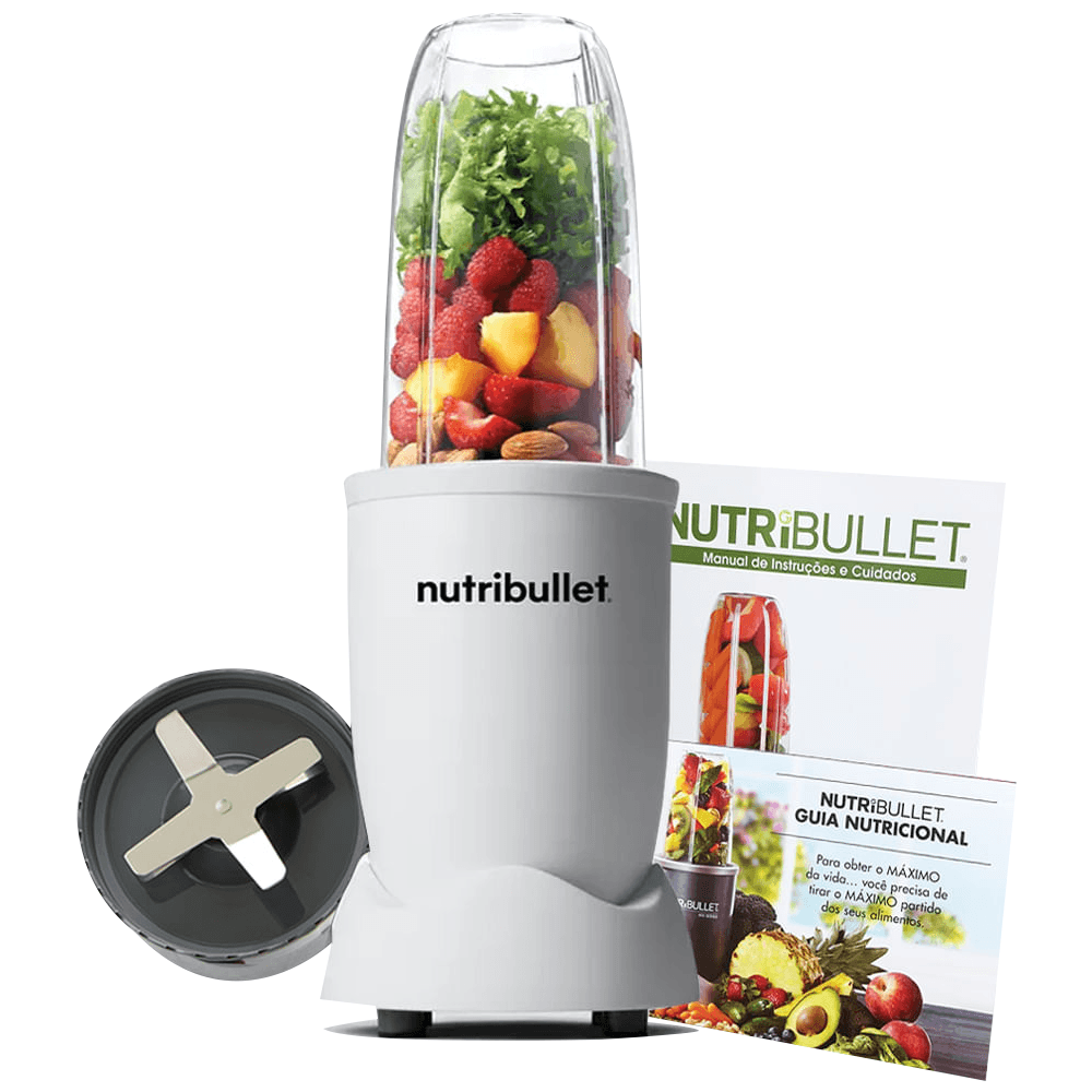 Liquidificador Individual Blender e Extrator Nutribullet 600W Branco
