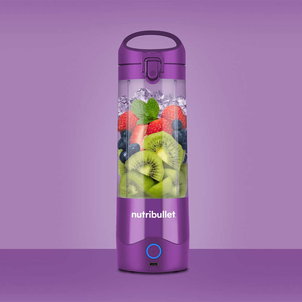 Liquidificador Blender Portátil Nutribullet Recarregável Bivolt Roxo - Imagem 5