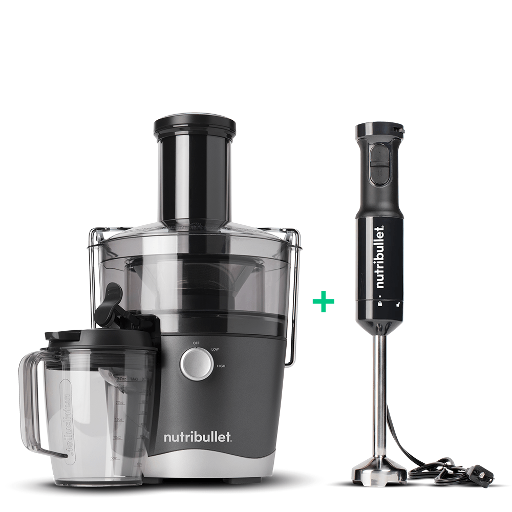 Mixer e Batedeira de Mão 4 em 1 NutriBullet – Immersion Blender com Acessórios Blender (127v)