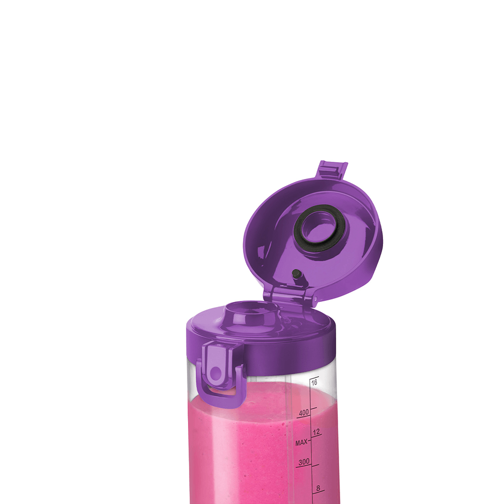 Tampa Flip Top Roxa para Portable Blender