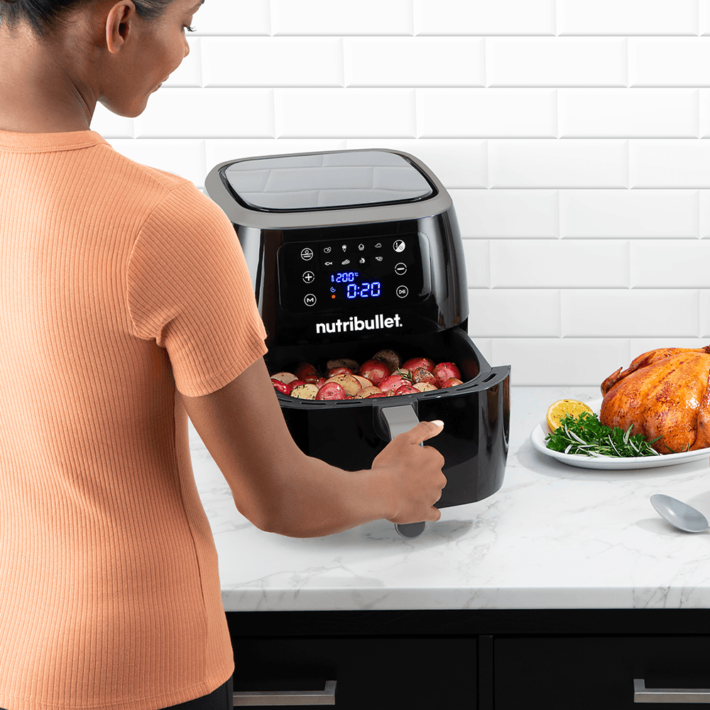 Fritadeira sem óleo Airfryer Digital Nutribullet 7L XXL 1700W com Tecnologia 360° Ultra - Imagem 5